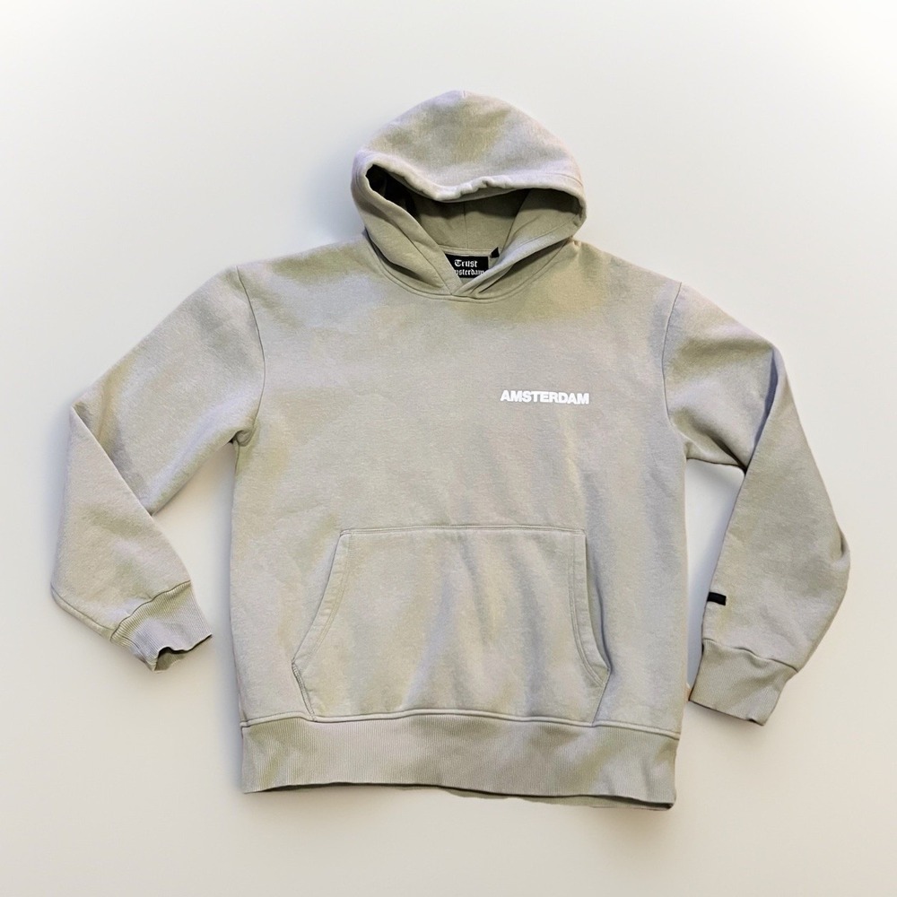 Trust Amsterdam Unisex Adult Amsterdam Hoodie Beige Size XL